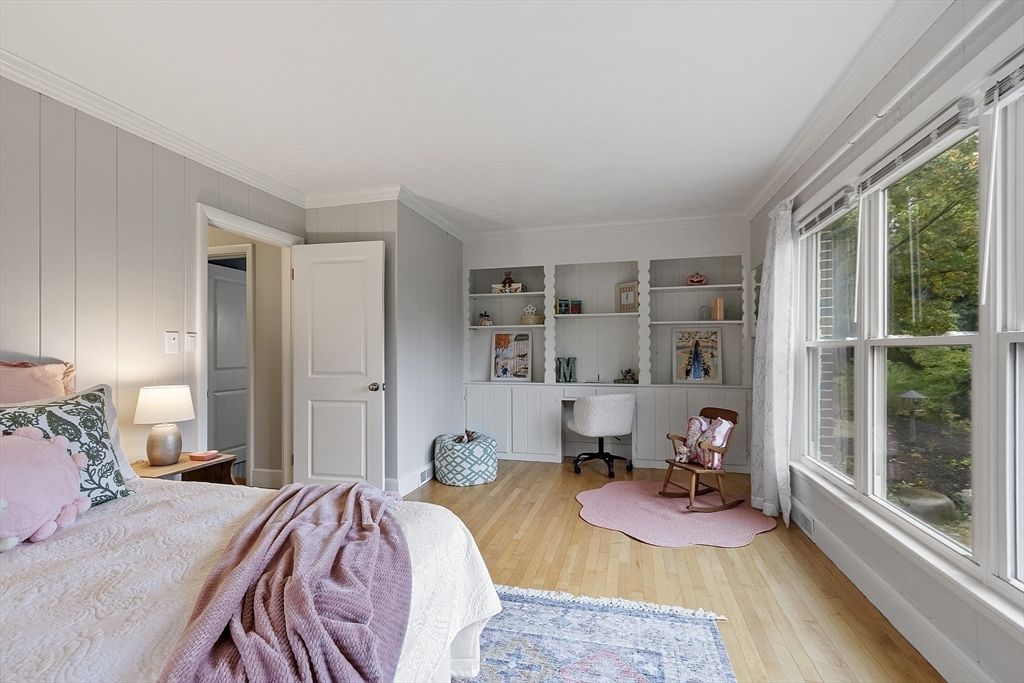 Bedroom, Home Office, Interior, Wood Texture Flooring