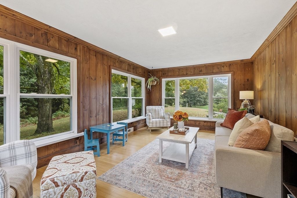 Interior, Living room, Wood Texture Flooring, Wooden Walls
