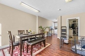 Dining room, Interior, Wood Texture Flooring