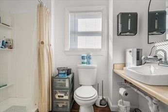 Bathroom, Interior, Wood Texture Flooring