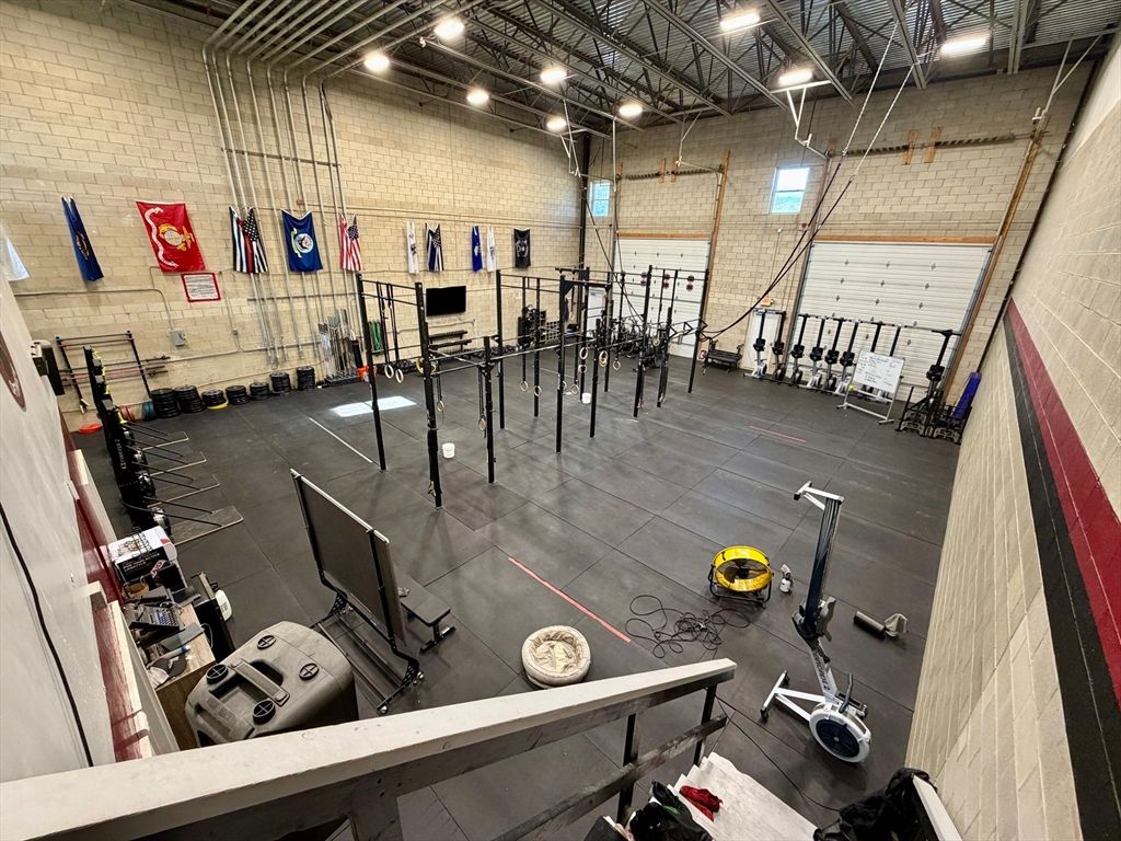 Fitness Equipment, Interior, Stone Walls
