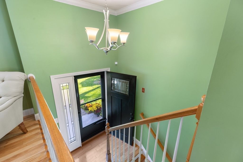 Chandelier, Interior, Wood Texture Flooring