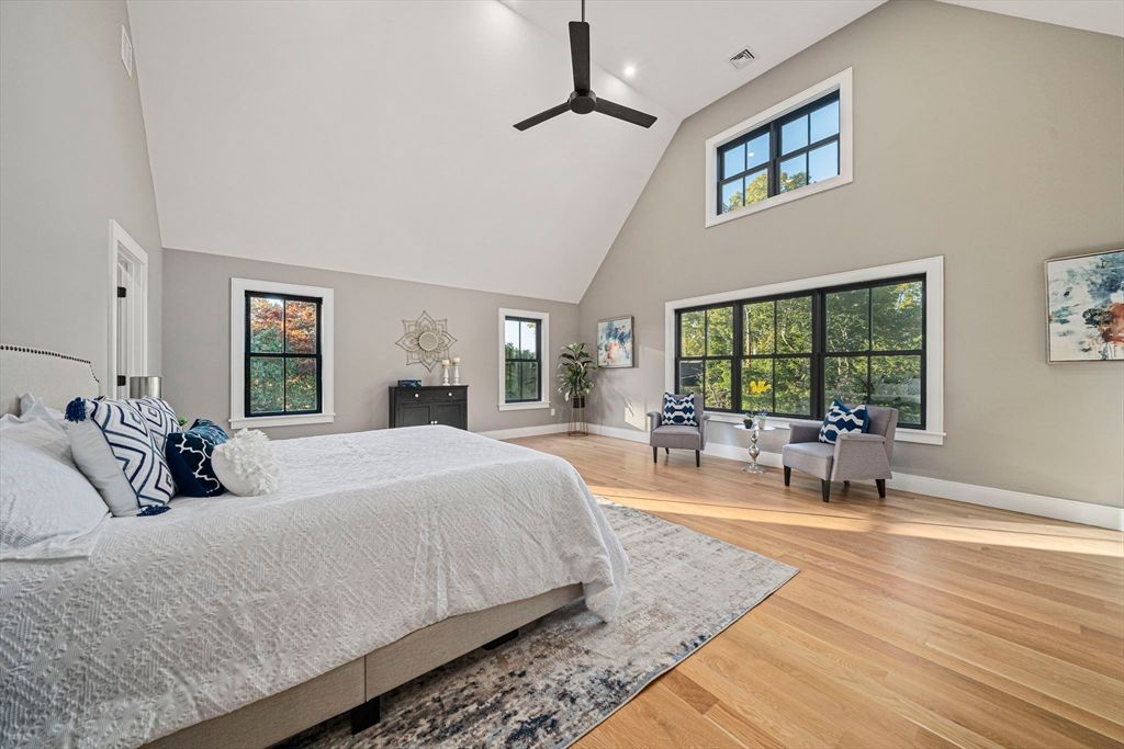 Bedroom, Interior, Wood Texture Flooring