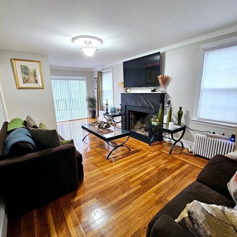 Fireplace, Interior, Living room, Water, Wood Texture Flooring