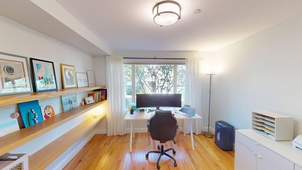 Home Office, Interior, Wood Texture Flooring