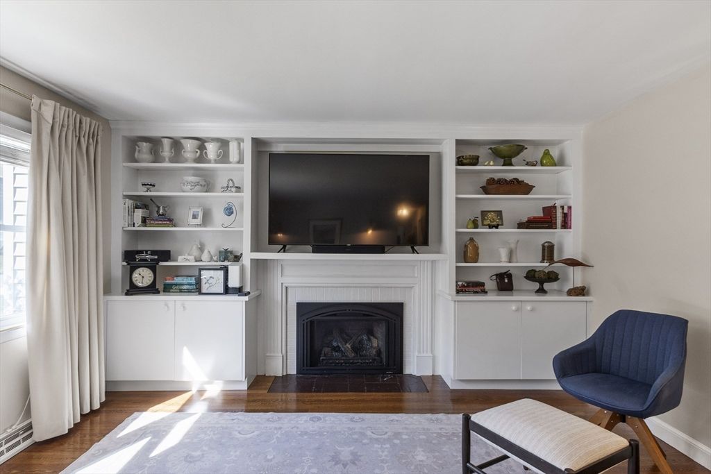 Fireplace, Interior, Wood Texture Flooring