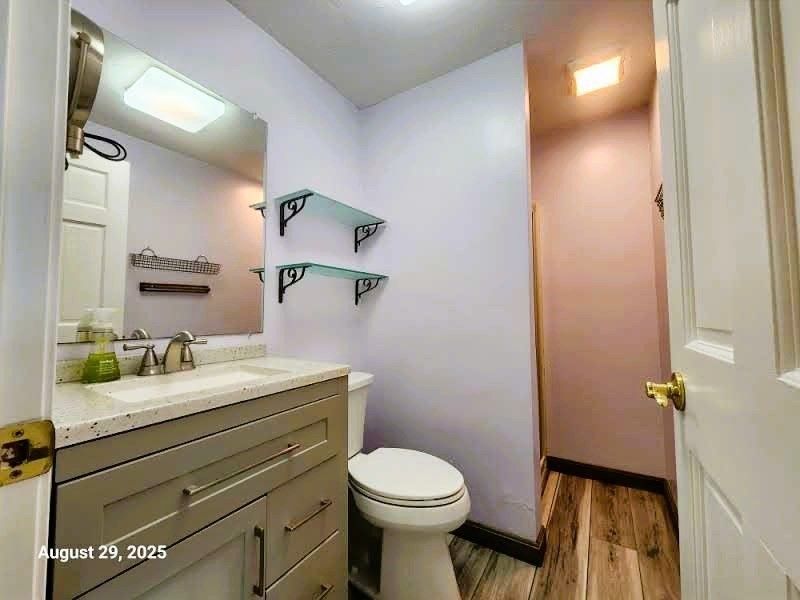 Bathroom, Interior, Wood Texture Flooring