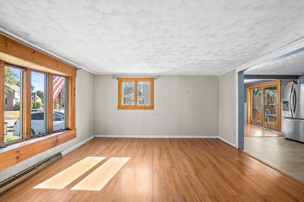 Empty room, Interior, Wood Texture Flooring