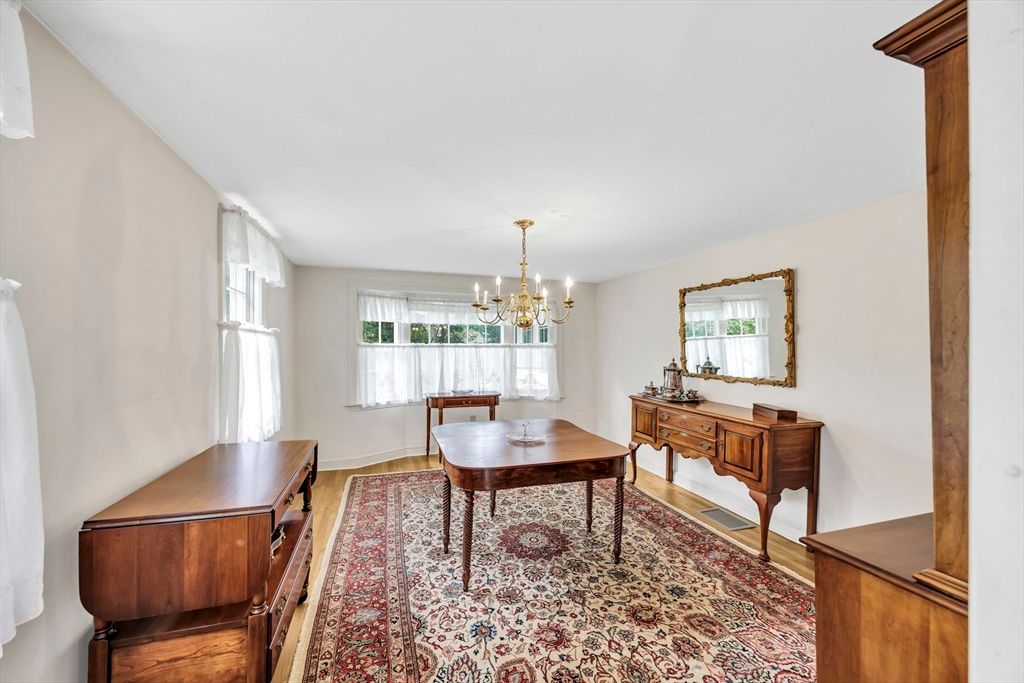 Chandelier, Home Office, Interior, Wood Texture Flooring