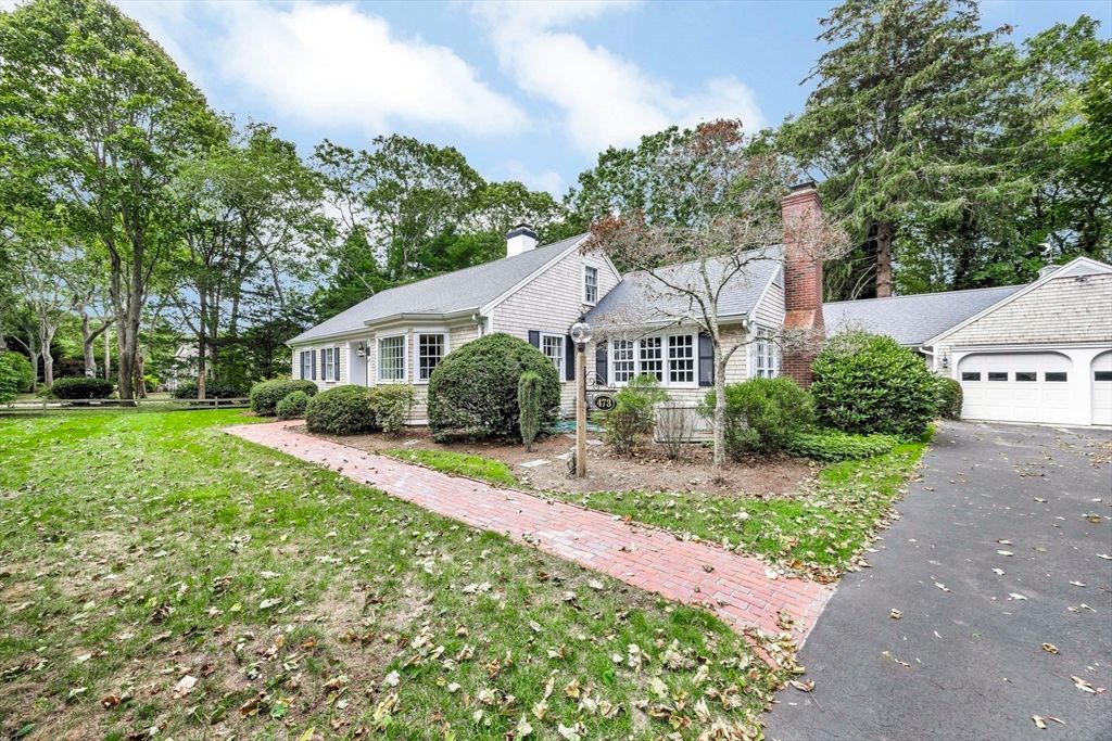 Attached, Backyard, Exterior, Facade, Cape Cod