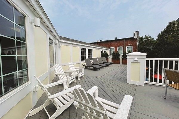 Exterior, Wood Texture Flooring