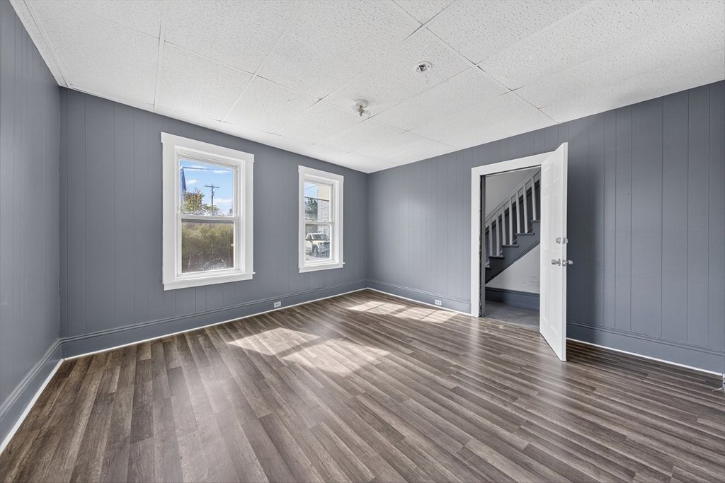 Empty room, Interior, Wood Texture Flooring