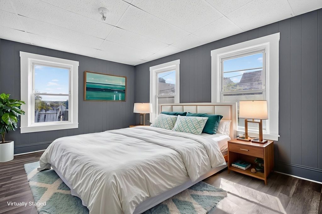 Bedroom, Interior, Wood Texture Flooring