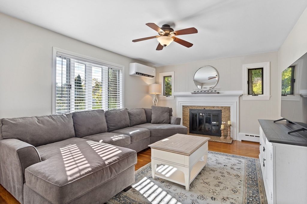 Fireplace, Interior, Living room, Wood Texture Flooring