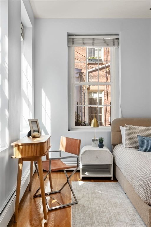 Bedroom, Home Office, Interior, Wood Texture Flooring