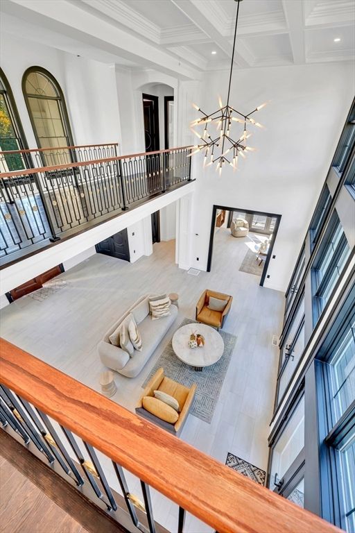 Interior, Pendant Lights, Recessed Lighting, Wood Texture Flooring