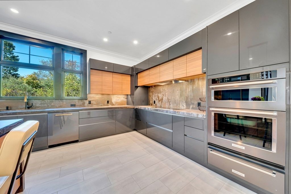 Interior, Kitchen, Recessed Lighting, Stainless Steel Appliances