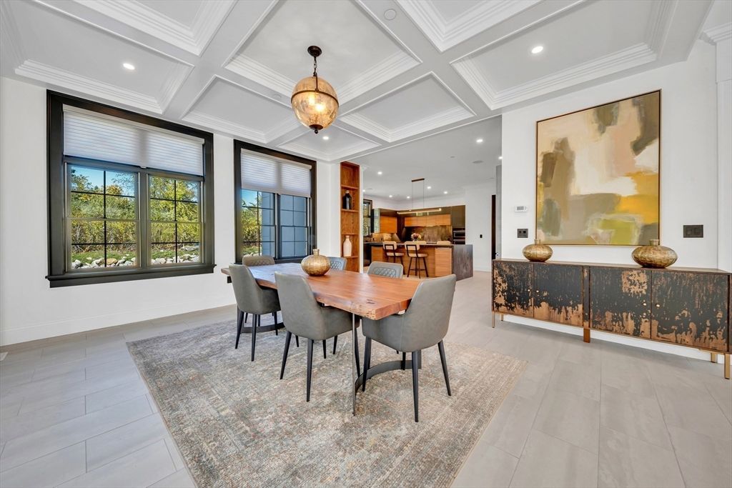 Dining room, Interior, Kitchen, Pendant Lights, Recessed Lighting