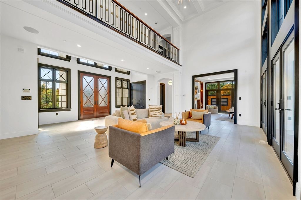 Interior, Living room, Recessed Lighting