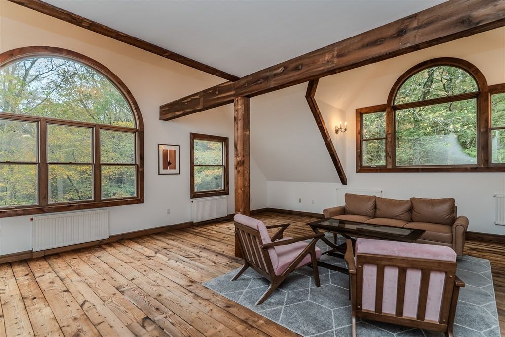 Interior, Living room, Wooden Beams, Wood Texture Flooring