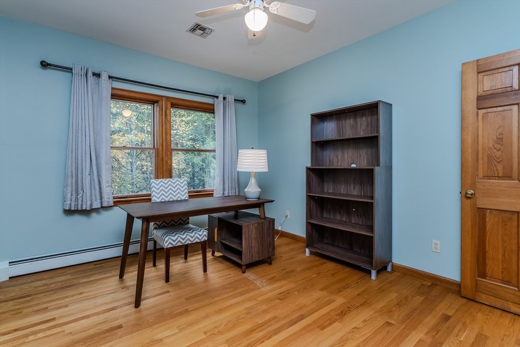 Home Office, Interior, Wood Texture Flooring