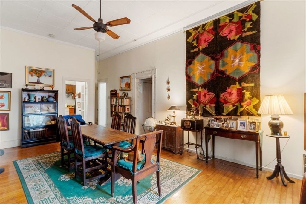 Dining room, Interior, Wood Texture Flooring