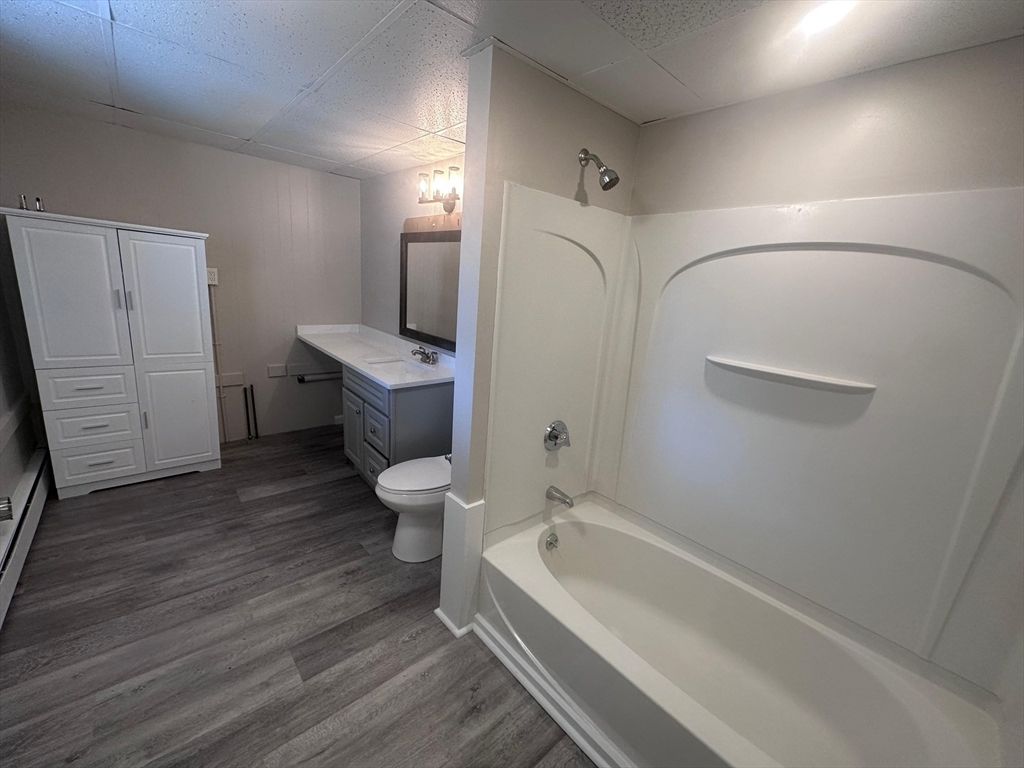 Bathroom, Interior, Wood Texture Flooring