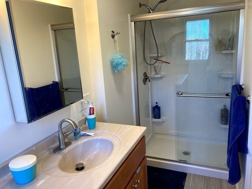 Bathroom, Glass Shower, Interior