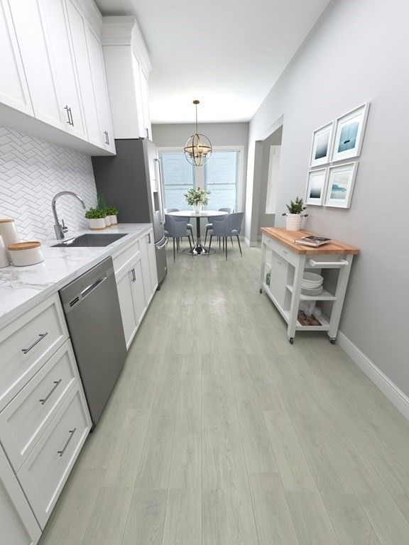 Chandelier, Dining room, Interior, Kitchen, Pendant Lights, Wood Texture Flooring