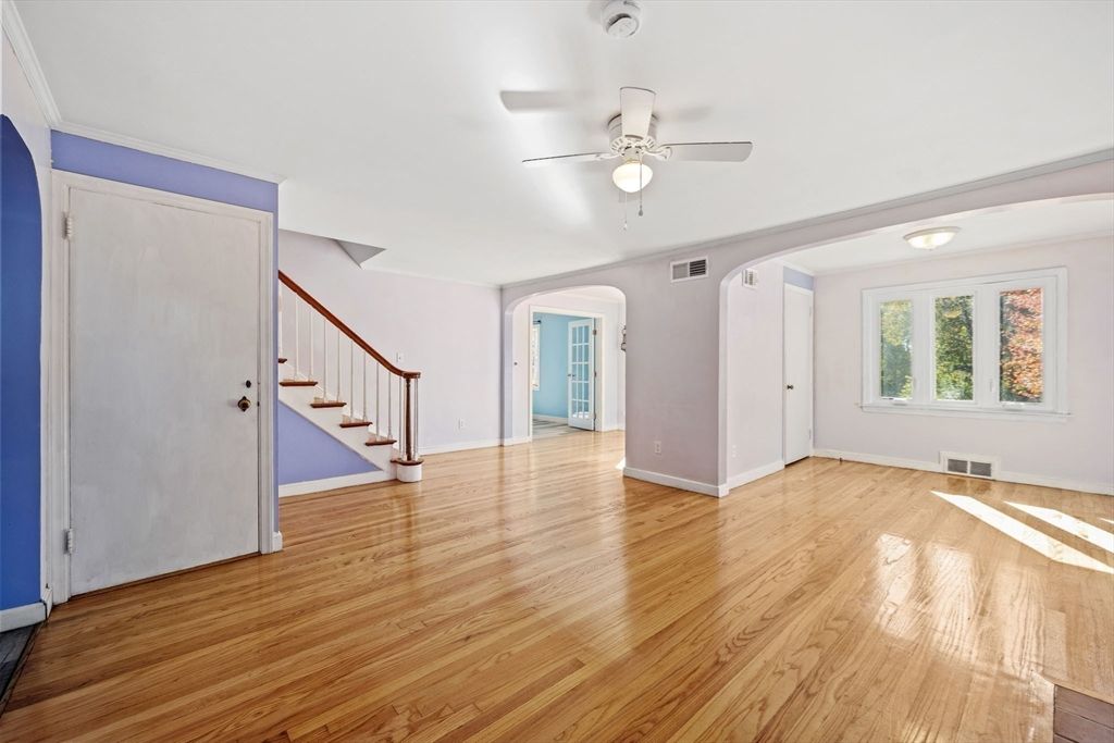 Empty room, Interior, Wood Texture Flooring