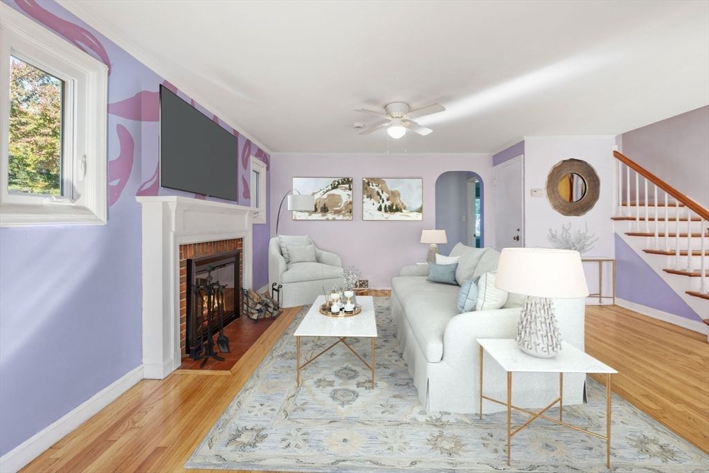 Fireplace, Interior, Living room, Wood Texture Flooring