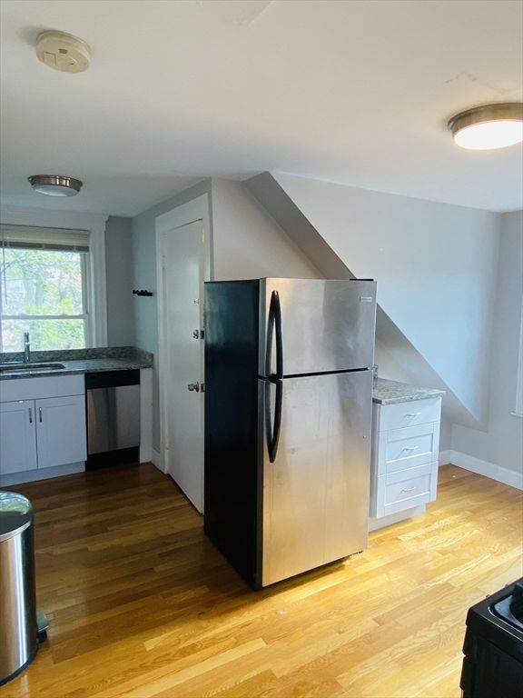 Interior, Kitchen, Wood Texture Flooring