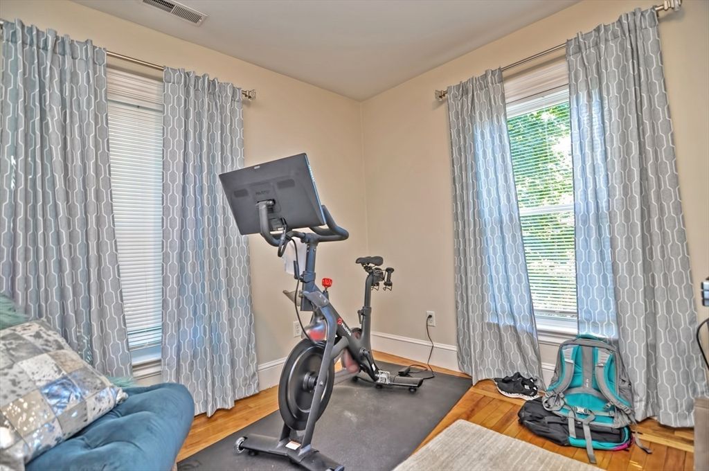 Fitness Equipment, Interior, Wood Texture Flooring