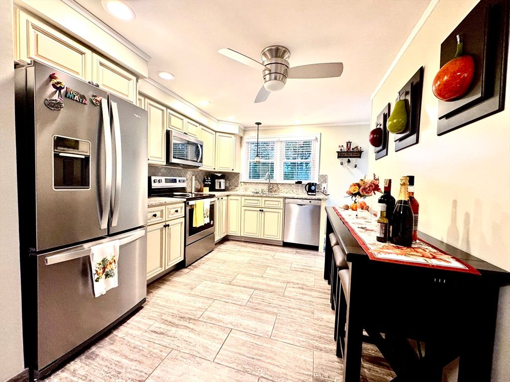Interior, Kitchen, Recessed Lighting, Stainless Steel Appliances