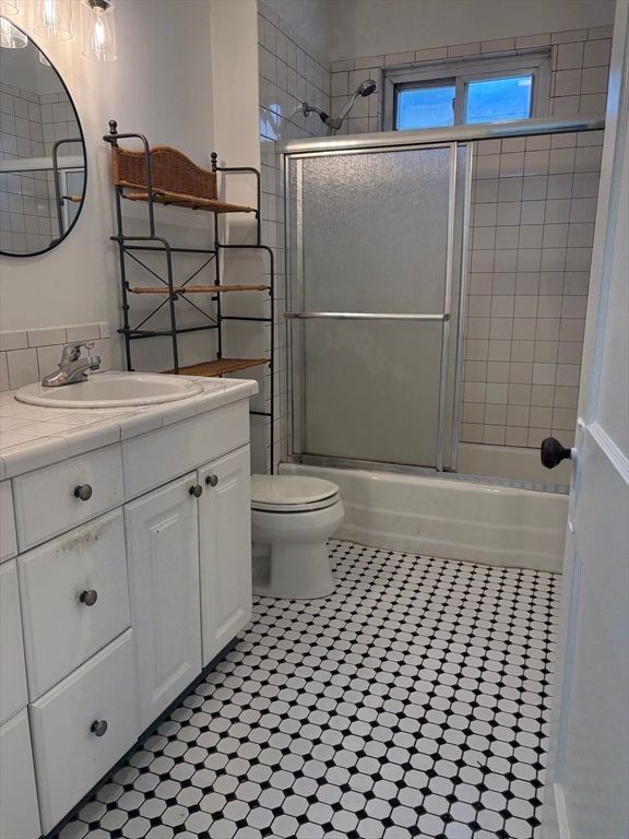 Bathroom, Glass Shower, Interior, Tile Countertops