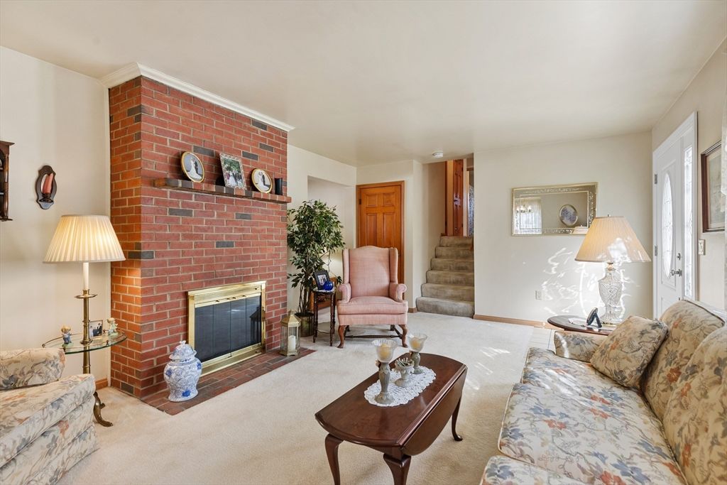 Fireplace, Interior, Living room, Stone Walls