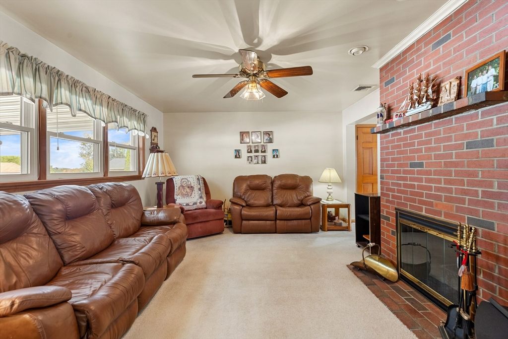 Fireplace, Interior, Living room, Stone Walls