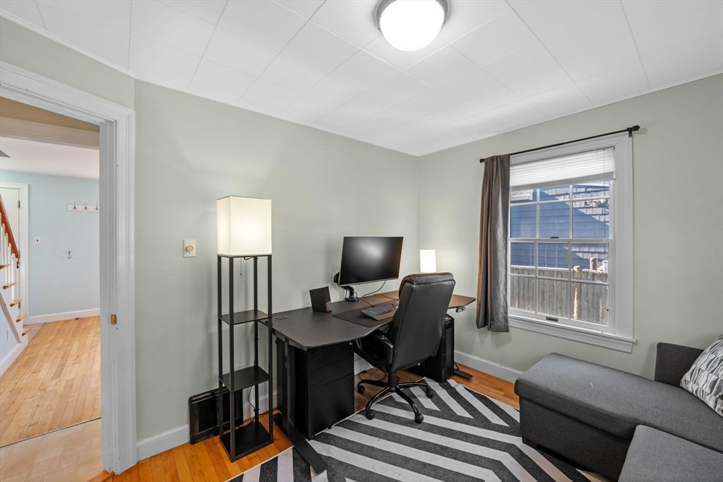 Home Office, Interior, Wood Texture Flooring