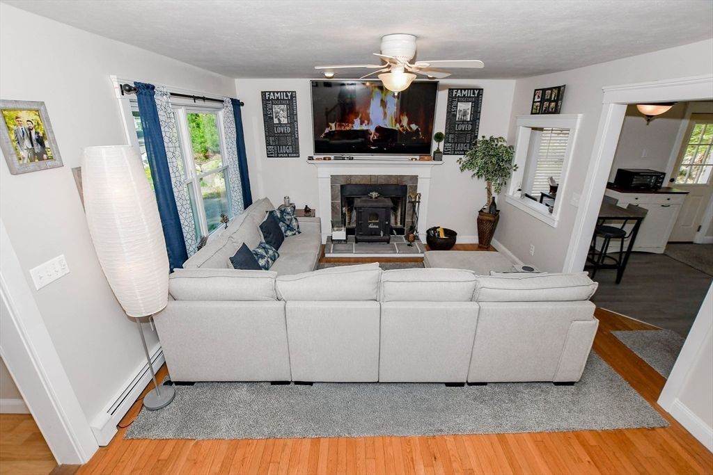 Fireplace, Interior, Living room, Wood Texture Flooring