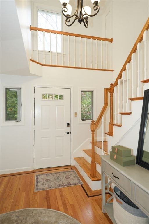 Chandelier, Interior, Wood Texture Flooring