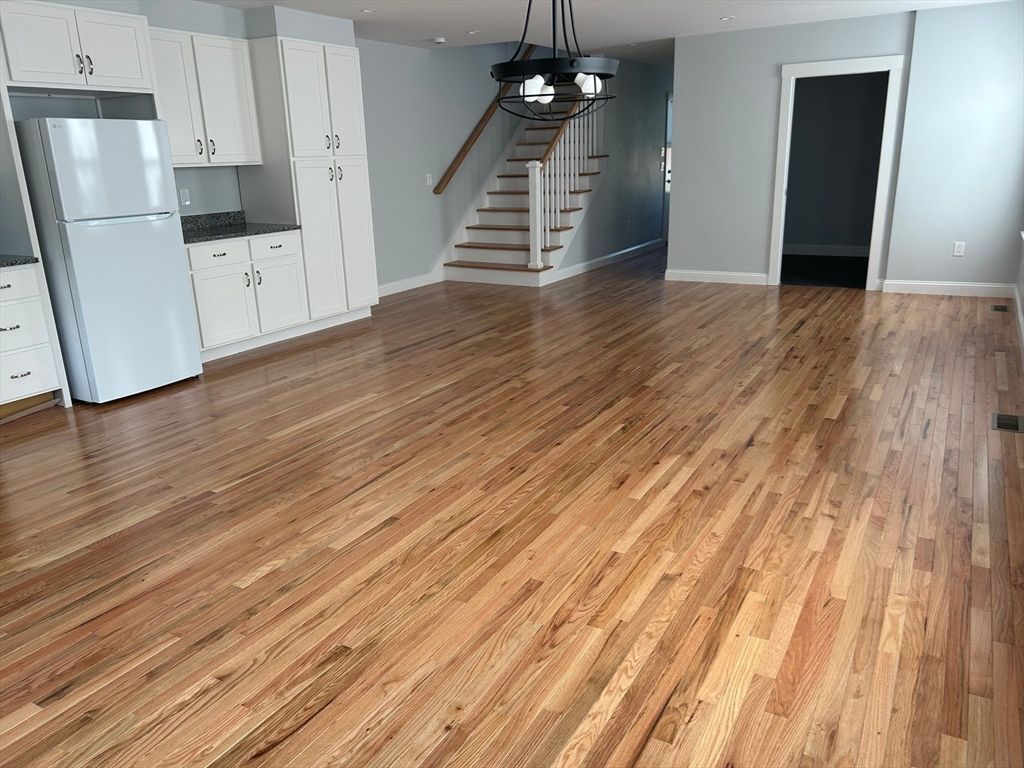 Chandelier, Interior, Kitchen, Pendant Lights, Wood Texture Flooring