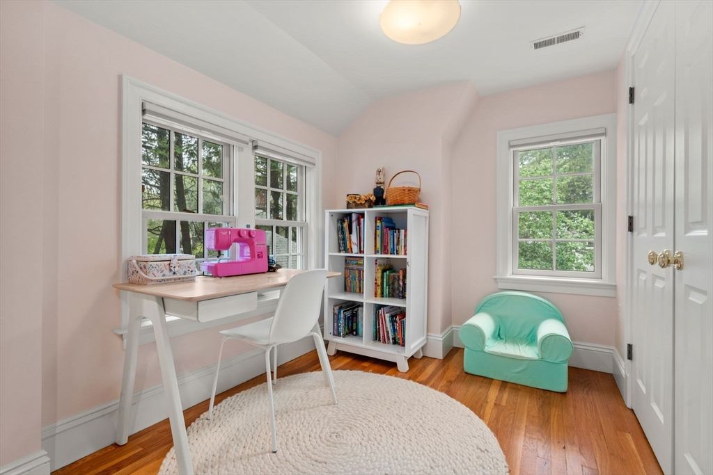 Home Office, Interior, Wood Texture Flooring