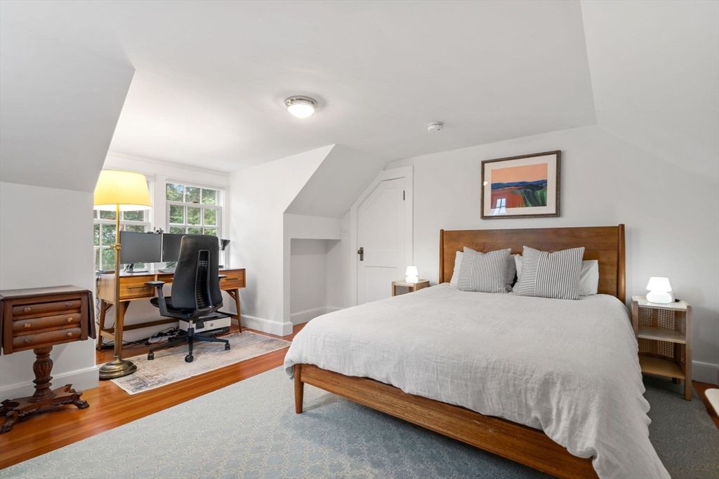 Bedroom, Home Office, Interior, Wood Texture Flooring