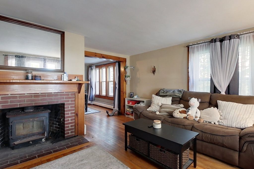 Fireplace, Interior, Living room, Wood Texture Flooring