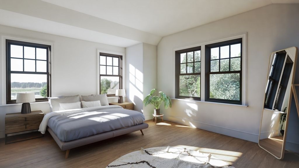 Bedroom, Interior, Wood Texture Flooring