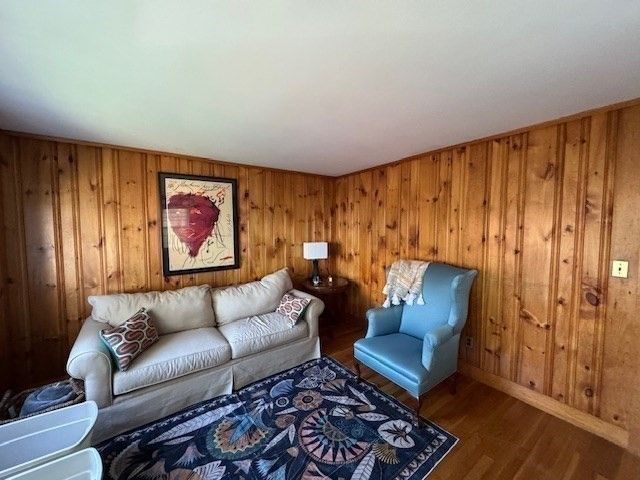Interior, Living room, Wood Texture Flooring, Wooden Walls
