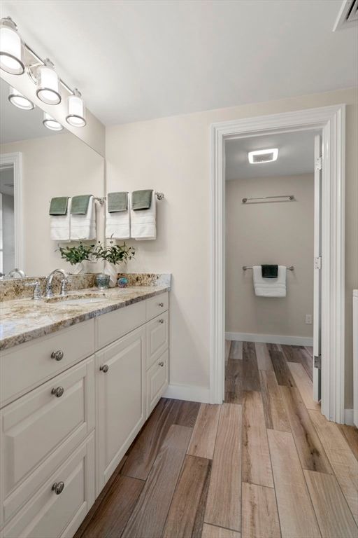 Bathroom, Interior, Wood Texture Flooring