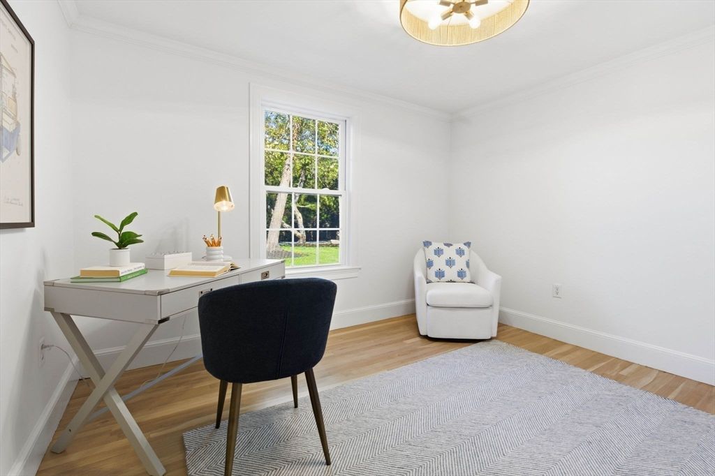 Home Office, Interior, Wood Texture Flooring