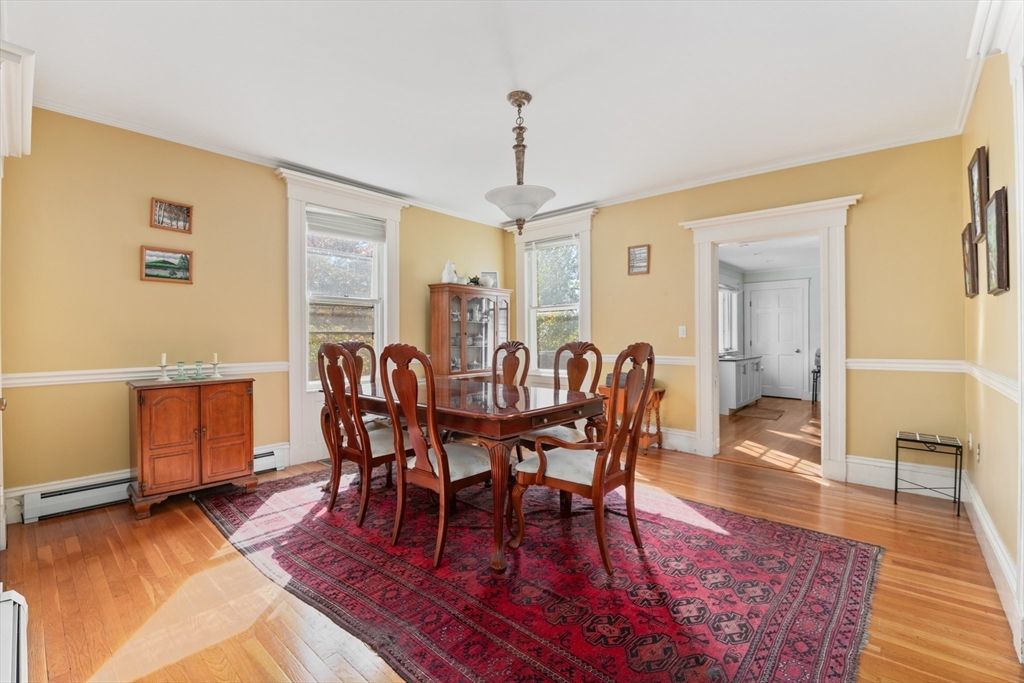 Dining room, Interior, Wood Texture Flooring