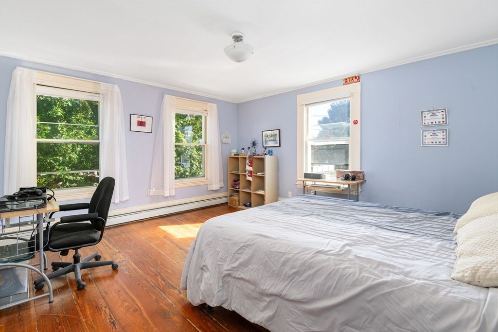 Bedroom, Home Office, Interior, Wood Texture Flooring